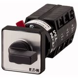 TM-3-8228/EZ Reversing switches, TM, 10 A, centre mounting, 3 contact unit(s), Contacts: 5, 30 °, momentary, With 0 (Off) position, 1>0