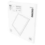 LED panel DAXXO backlit 60×60, recessed, white, 36W neutral white