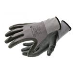 BODE protective gloves nylon/spandex coated with microfoam nitrile grey/black 11