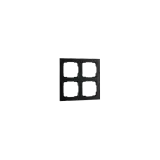 FRAME 2X2 BLACK 12-PACK