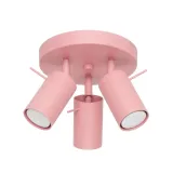 Ceiling lamp RING 3P pink