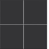 KNX pushbutton cover, 4-way, A.x/C.x, matte night black
