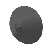Palm push-button Ø 90, big dome, pull release, black