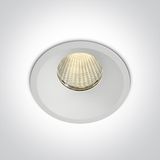 10112TP/W/V WHITE COB 12W CCTV IP65 DARK LIGHT 700mA