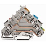 4-conductor sensor terminal block LED (red) for PNP-(high-side) switch