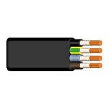 NGFLG”u-J 4x6 Rubber Flat Cable for Med. Mech. Stress, bl (The price is shown without markup on metals. Request a quote for accurate information)
