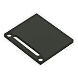 Profile end cap CLF angular with longhole incl. Screws black