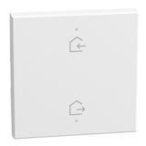 LIGHT NOW KEY COVER HOME-AWAY 2 MODULE WHITE
