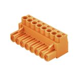 PCB plug-in connector, female plug, 5.08 mm, Number of poles: 3, 180°, Clamping yoke connection, Clamping range, max. : 4 mm², Box