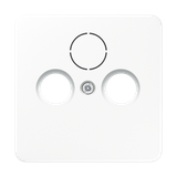 Center plate for TV-FM-SAT sockets CD561SATWW