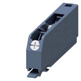 Terminal, removable, 2-pole, screw terminals up to 2x 1.5 mm2 or 1x 2.5 mm2
