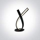 BLACK LED TABLE LAMP 10W WW IP20 230V