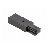 Power supply connector for 1-phase track, black