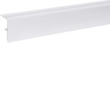 Skirting w.2 lips, 20x50,pure white