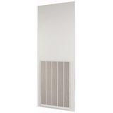 XTSZRV4-W800 Rearwall, ventilated, HxW=2000x800mm, IP42, grey