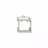 2 modules adapter frame to install System 45 devices on  DIN rail