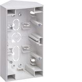 Corner housing 2gang, S.1, polar white matt