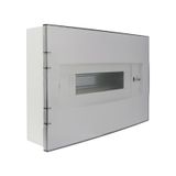 Surface-mounted distribution board KRN-12, N+PE, IP40, IK07