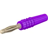 2 mm plug, solder connection, 0.5 mm², purple, 22.2618-26