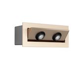 ESTEPEROLA RECESSED WALL LUMINAIRE 5,2W BRUSHED COPPER 3K