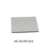 End cap for ZT without hole, metal, 1 pc