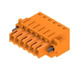PCB plug-in connector, female plug, 3.50 mm, Number of poles: 6, 180°, Tension-clamp connection, Clamping range, max. : 1.5 mm², Box
