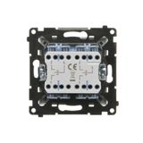 SOON ON SALE, HDMI 2.1 socket + computer socket RJ45 cat.6, (module), Simon 24, IP20, cashmere, HDMI Standard: HDMI 2.1