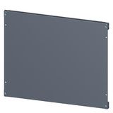 SIVACON, mounting plate, mounting with bracket, H: 600 mm, W: 800 mm, zinc-plated The SIVACON