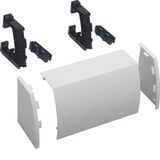 cable cover, 1-section, box fixation, Hx W x D176 x 300 x 135mm, RAL90