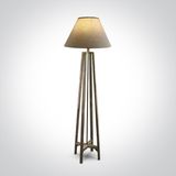WOOD FLOOR LAMP 12W E27