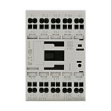 Contactor, 3 pole, 380 V 400 V 3 kW, 1 NC, 48 V DC, DC operation, Push