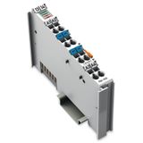 4-channel digital output 24 VDC 0.5 A light gray