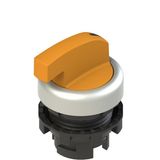 Long handle selector, 3 positions orange with marking