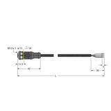 Weld-Splatter Resistant Actuator and Sensor Cable Connection Cable   RKC4.4T-2/TXL1001