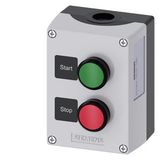 Enclosure for command devices, 22 mm, round