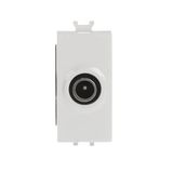 TV coaxial socket, direct, male IEC connector ø 9.5 mm, insulated type