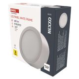 LED surface luminaire NEXXO, round, white, 7.6W, neutral white
