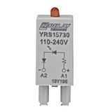 LED module red, 110-240VAC for S-Relay socket