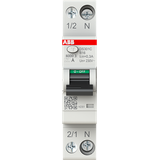 Residual current circuit breaker 1P+N, B Char, 16A, 300ma, 6ka