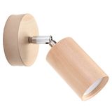 BERG WALL LAMP NATURAL WOOD GU10 1X40W IP20