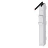 Adapter 1-pin, 63 A, L1, 18 x 160 mm