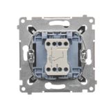 HDMI single socket, module, graphite mat, HDMI Standard: HDMI 2.1