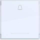 Seesaw 1-v, bell symbol, large text field, clear lens, A.x/C.x, matte white