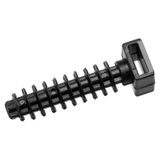 SHOCKPROOF SADDLE TO SECURE CABLE TIES - OUTDOOR - WALL PLUG BASE