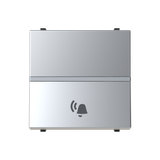 Push-button, NO, SP with bell symbol - 2M - Silver