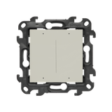 SOON ON SALE, double lighting controller [Wi-Fi] - SWITCH D, (module), Simon 24, 2 x 6A, IP20, cashmere
