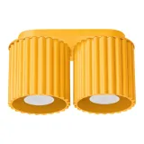 Ceiling lamp AURA 2 yellow GU10