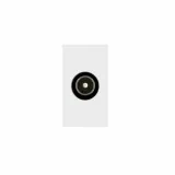 2400 MHz IEC male coaxial socket. Incoming connection  with male F-type connector