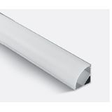 TRIANGLE PROFILE 2m FOR 10mm STRIPS + PC OPAL DIFF