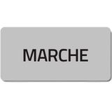 Adhesive label "MARCHE"